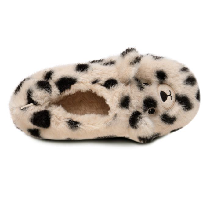 totes toasties® Ladies Novelty Faux Fur Slippers Dalmatian Extra Image 5